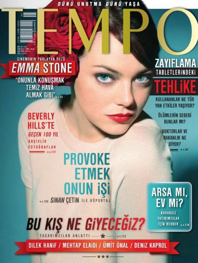 TEMPO TURKEY magazine side cover  October 2012