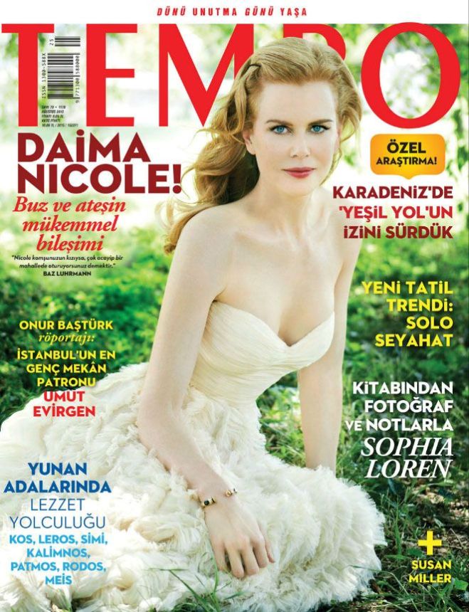 TEMPO TURKEY magazine side cover  August 2015