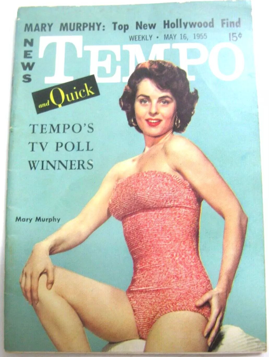 TEMPO (USA) magazine side cover  Vol 4 No  20 16 May 1955