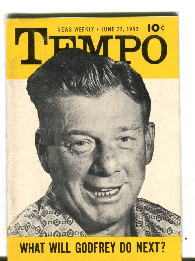 TEMPO (USA) magazine side cover 22 June 1953