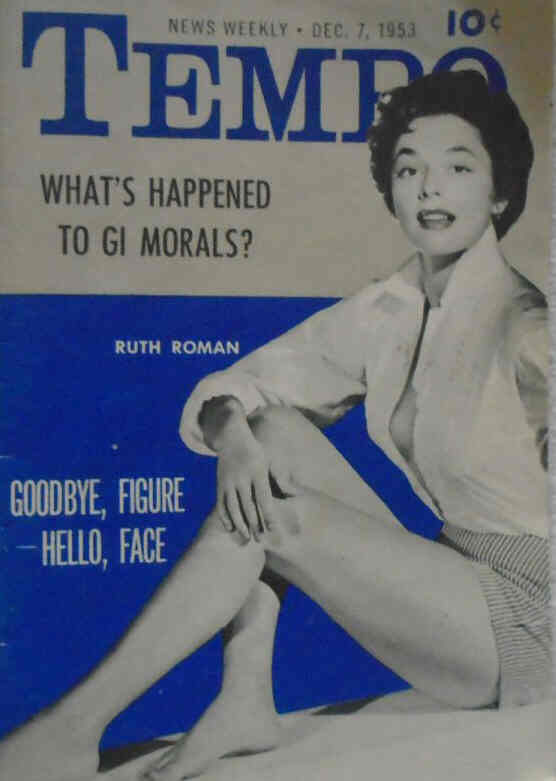 TEMPO (USA) magazine side cover 7 December 1953