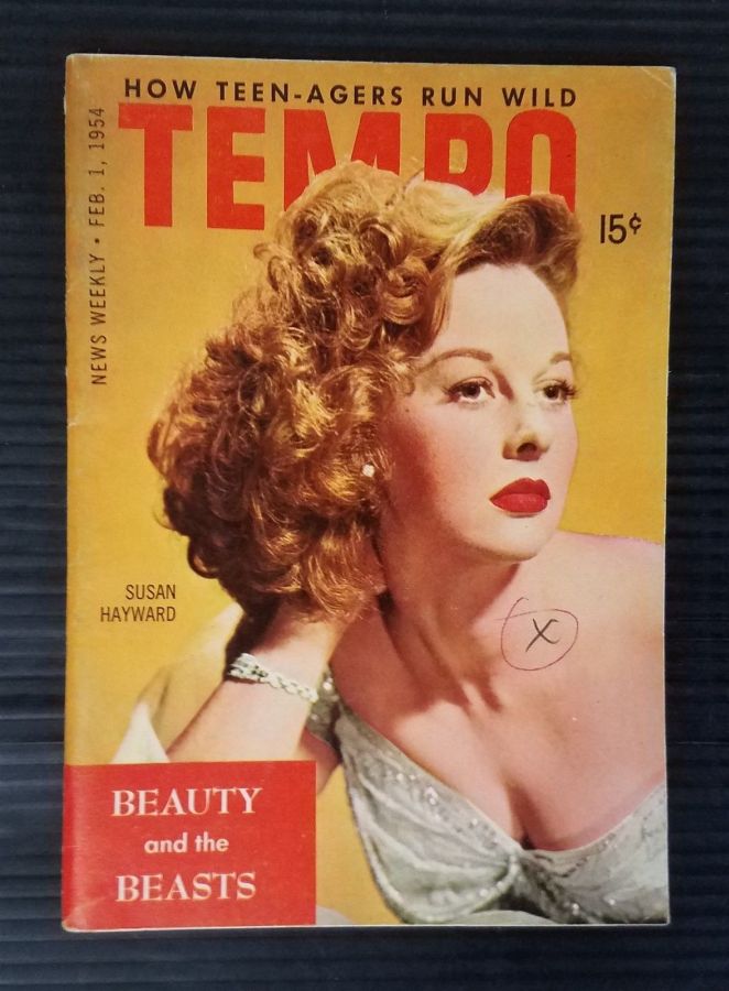 TEMPO (USA) magazine side cover 1 February 1954