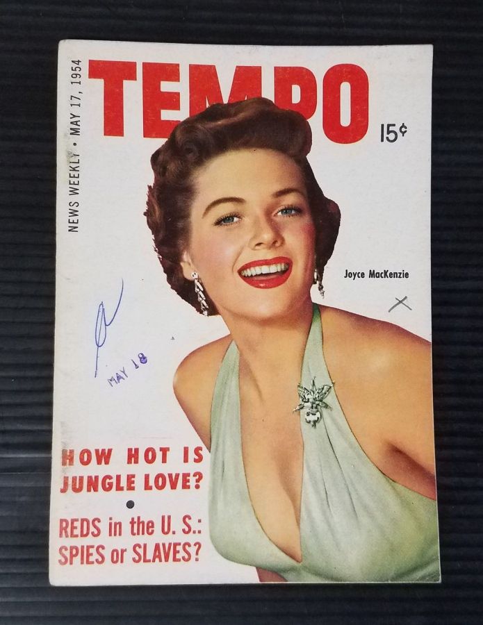 TEMPO (USA) magazine side cover 17 May 1954