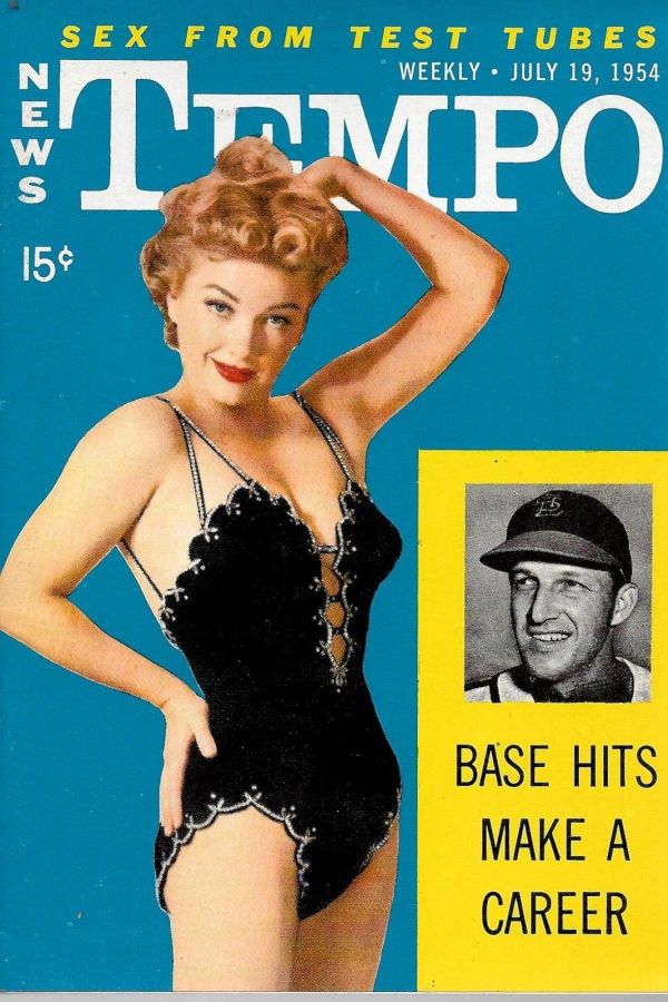 TEMPO (USA) magazine side cover 19 July 1954