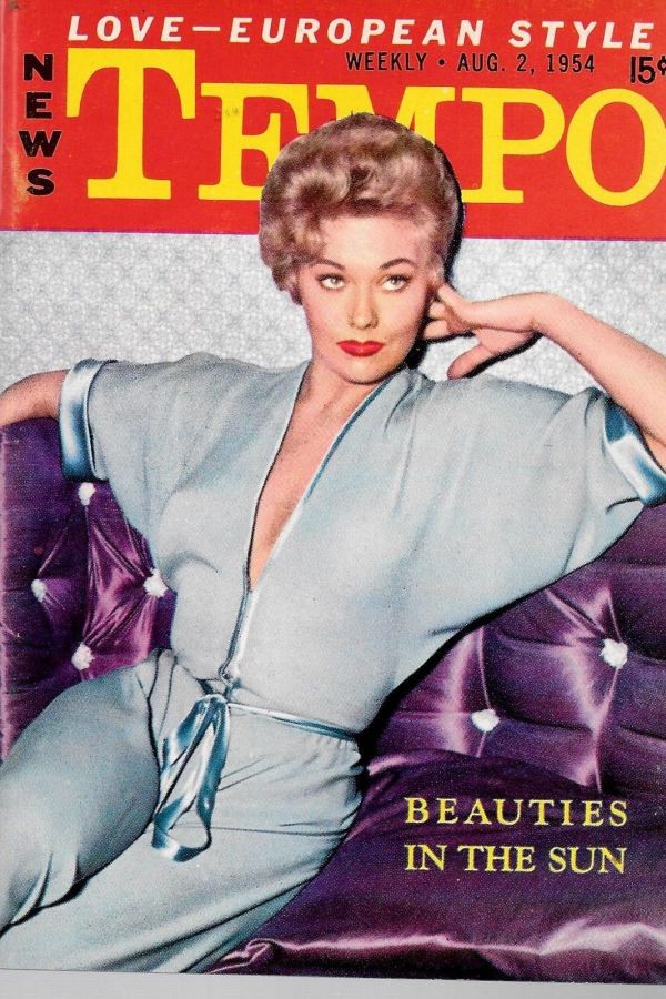 TEMPO (USA) magazine side cover 2 August 1954