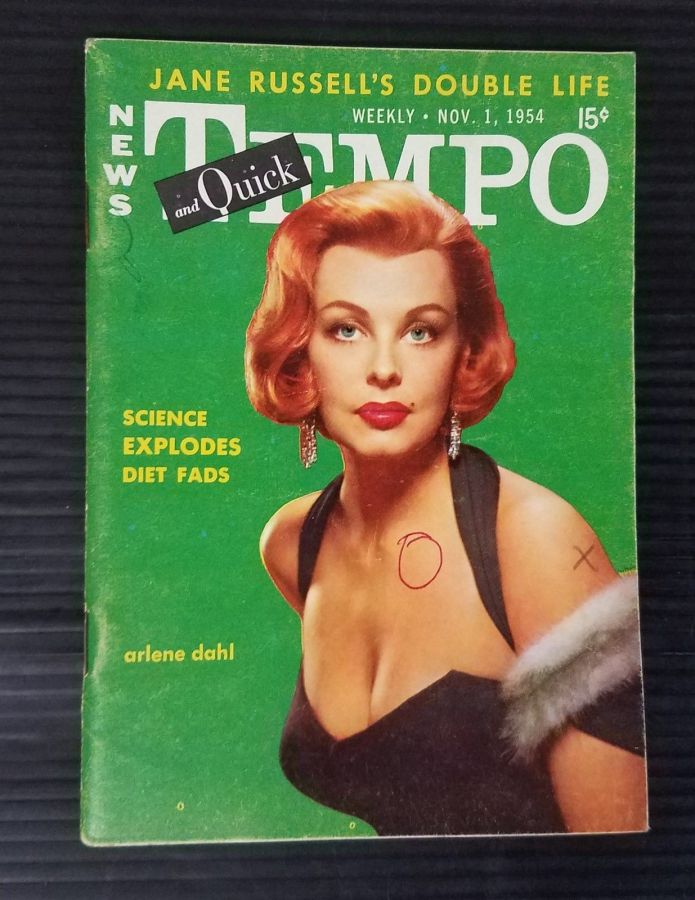 TEMPO (USA) magazine side cover 1 November 1954