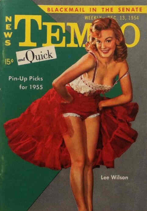 TEMPO (USA) magazine side cover 13 December 1954