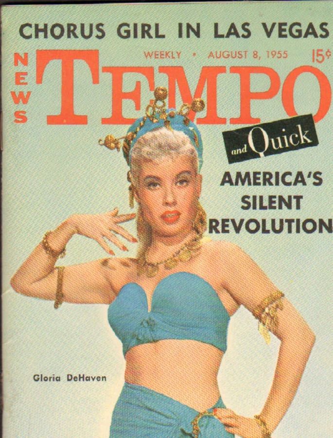 TEMPO (USA) magazine side cover 8 August 1955