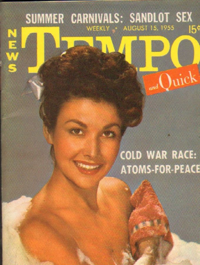 TEMPO (USA) magazine side cover 15 August 1955