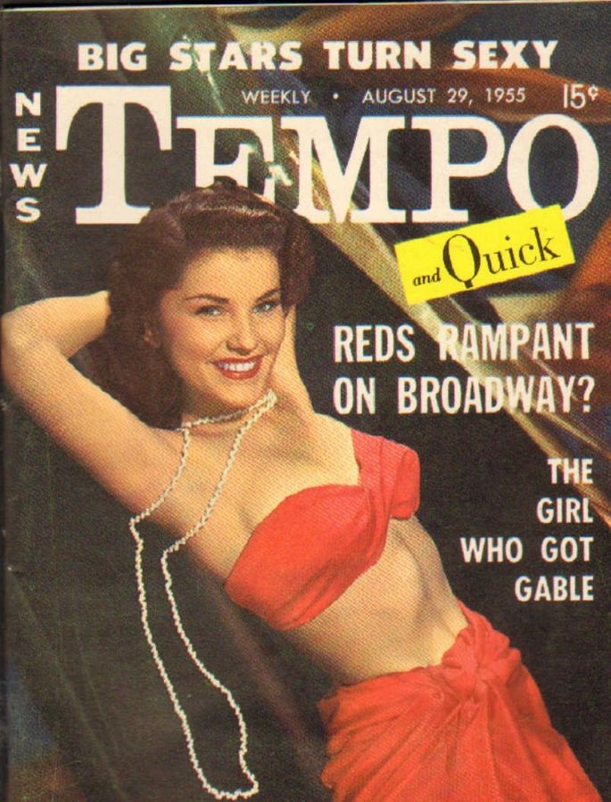 TEMPO (USA) magazine side cover 29 August 1955
