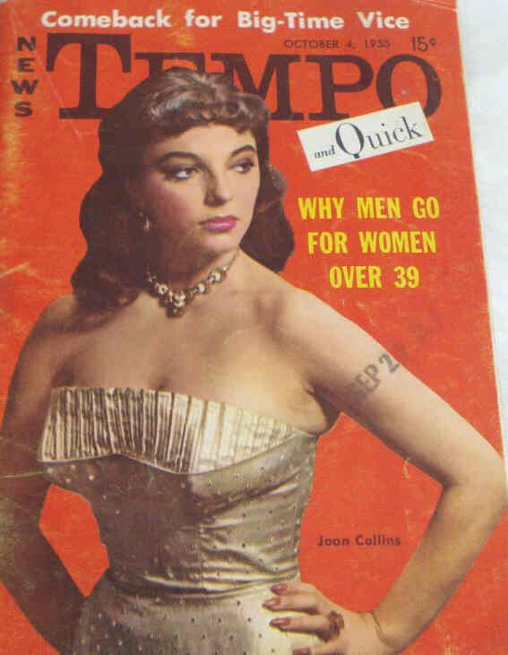 TEMPO (USA) magazine side cover 4 October 1955