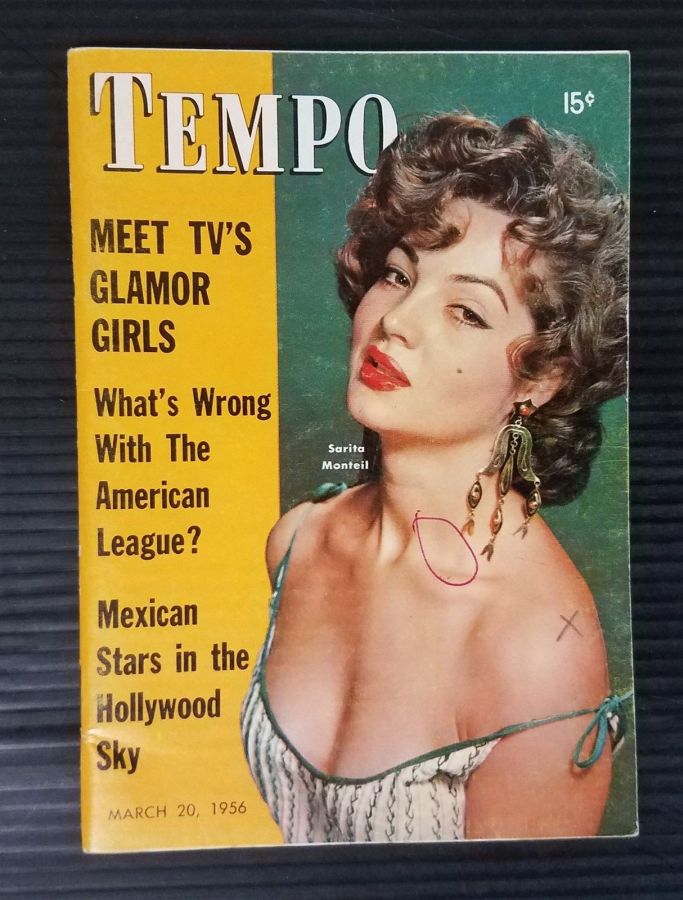 TEMPO (USA) magazine side cover 20 March 1956