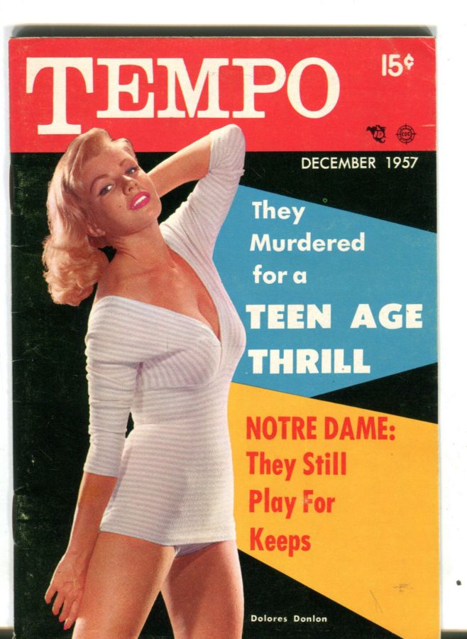 TEMPO (USA) magazine side cover December 1957