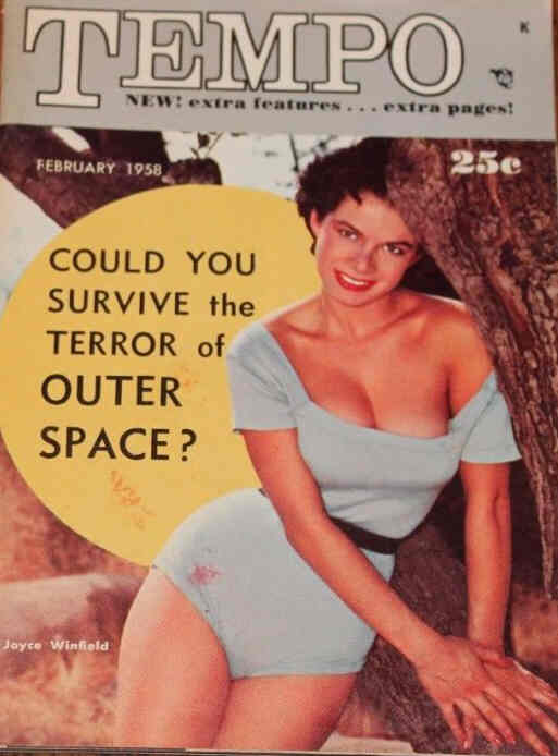 TEMPO (USA) magazine side cover February 1958