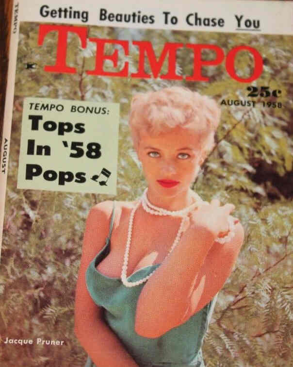 TEMPO (USA) magazine side cover August 1958