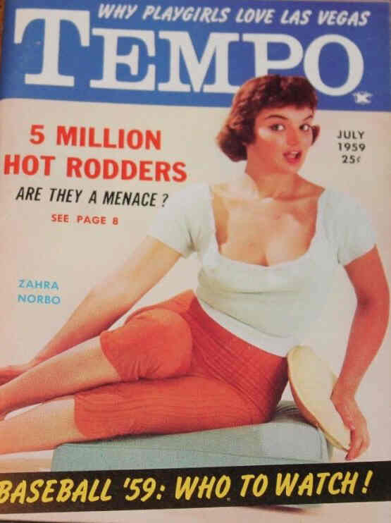 TEMPO (USA) magazine side cover July 1959