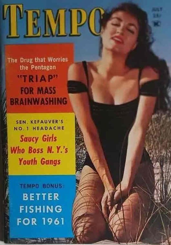TEMPO (USA) magazine side cover  July 1961