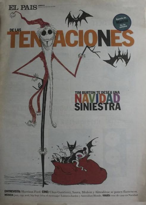 EL PAIS DE LAS TENTACIONES magazine side cover Issue 58  December 1994