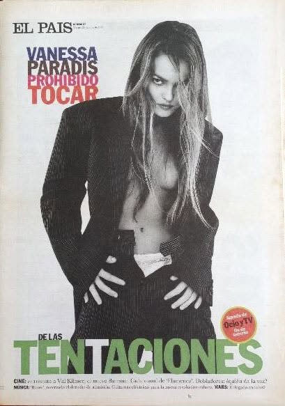 EL PAIS DE LAS TENTACIONES magazine side cover Issue 87   1995