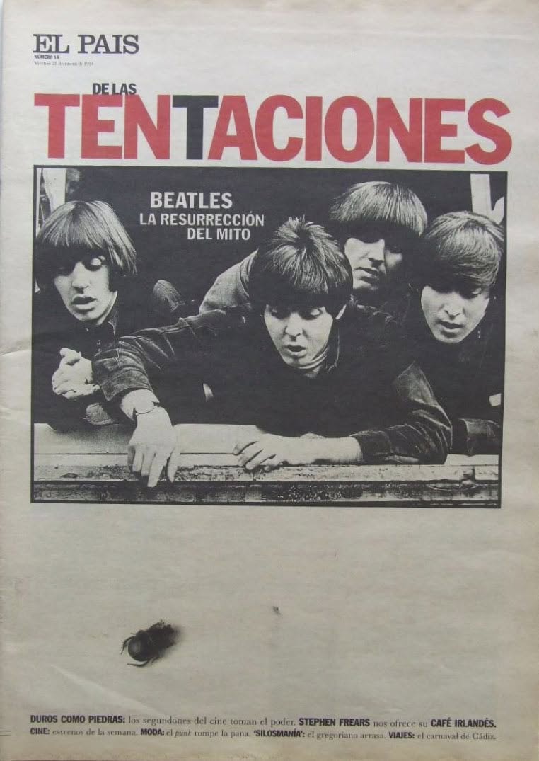 EL PAIS DE LAS TENTACIONES magazine side cover Issue 14   1996