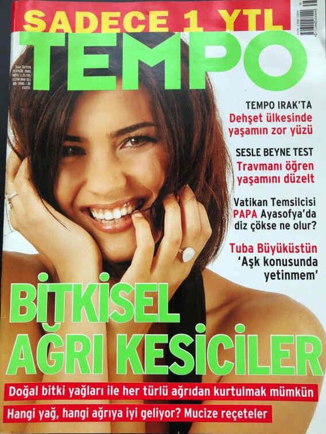 TEMPO TURKEY magazine side cover Issue 928 20 September 2005