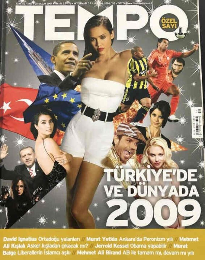 TEMPO TURKEY magazine side cover Issue 1099 25 December 2008