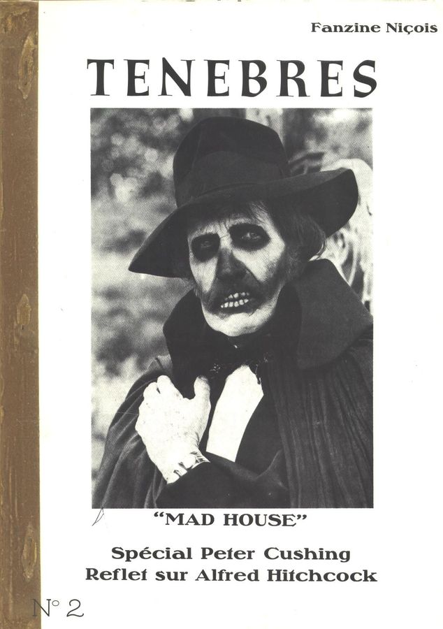 TENEBRES magazine side cover Issue 2  1979