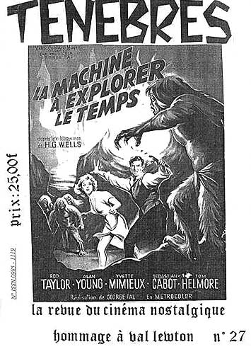 TENEBRES magazine side cover Issue 27 October 1991