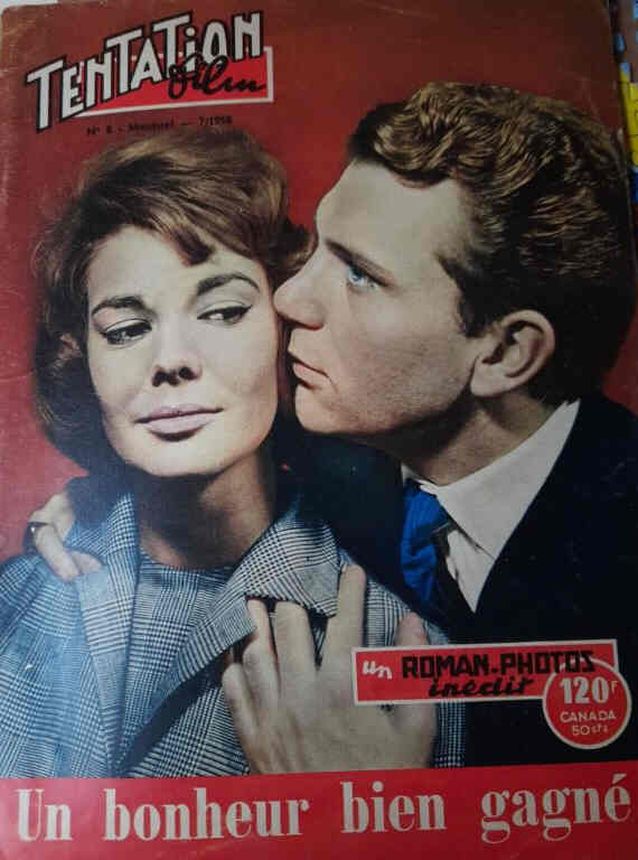 TENTATION FILM magazine side cover Issue 8   1958