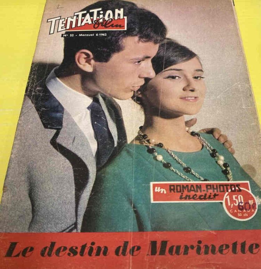 TENTATION FILM magazine side cover Issue 52  June 1962