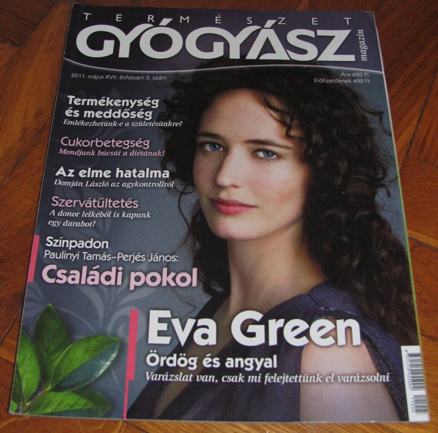 TERMESZET GYOGYASZ magazine side cover  May 2011