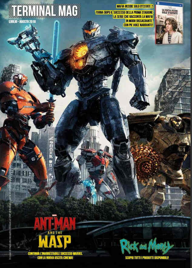 TERMINAL MAGAZINE magazine side cover  July/August 2018