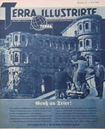TERRA ILLUSTRIERTE magazine side cover Issue 10 16 June 1934