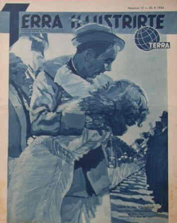 TERRA ILLUSTRIERTE magazine side cover Issue 12 20 September 1934