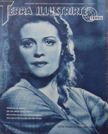 TERRA ILLUSTRIERTE magazine side cover Issue 19 23 November 1935
