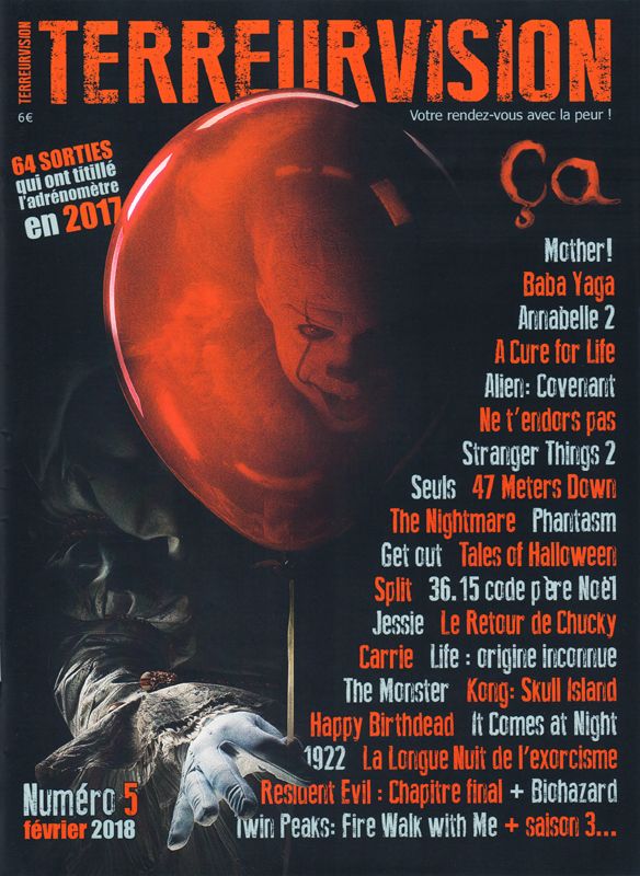 TERREURVISION magazine side cover Issue 5  February 2018
