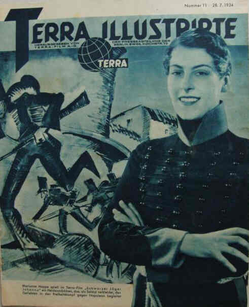 TERRA ILLUSTRIERTE magazine side cover Issue 11 28 July 1934