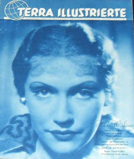 TERRA ILLUSTRIERTE magazine side cover Issue 1  1937