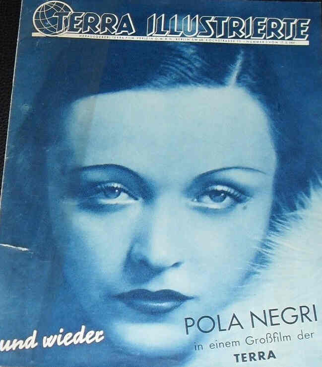 TERRA ILLUSTRIERTE magazine side cover Issue 3  1937