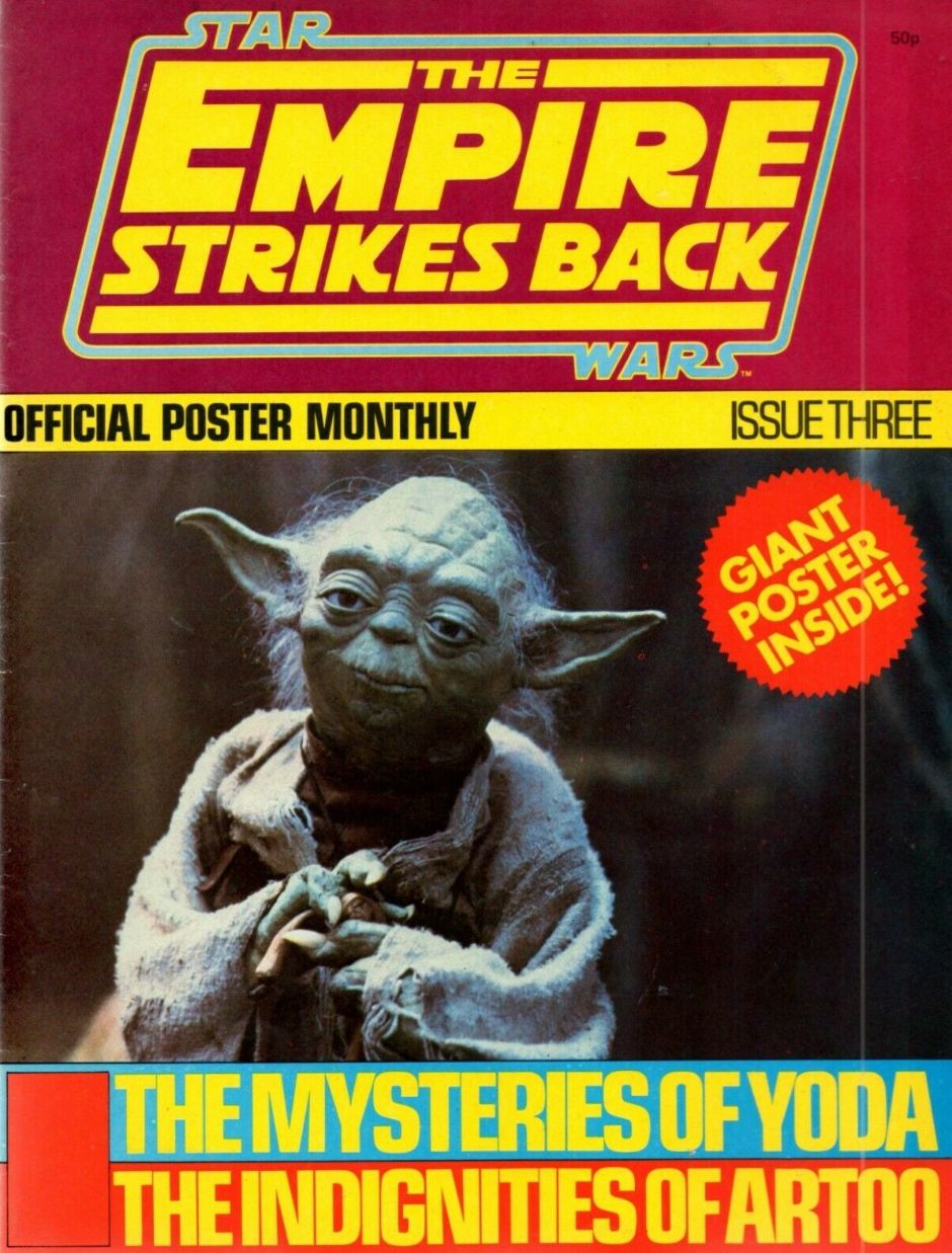 EMPIRE STRIKES BACK (UK) magazine side cover Issue 3   1981