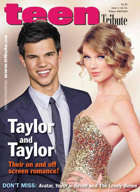 TEEN TRIBUTE magazine side cover  Vol 12 No 3 Winter 2009
