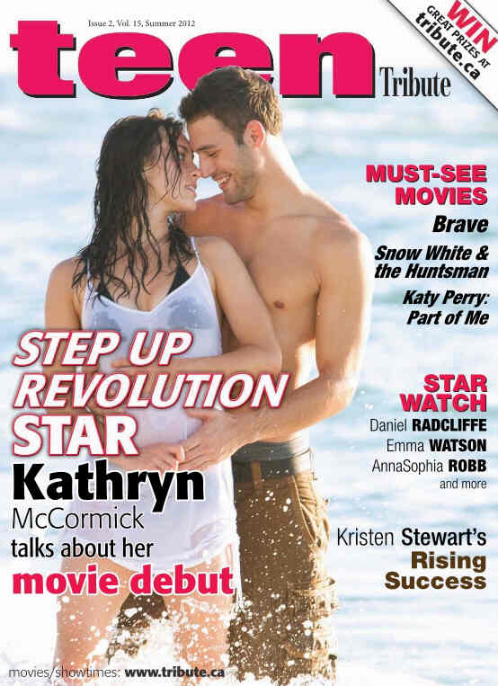 TEEN TRIBUTE magazine side cover Summer 2012