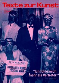 TEXTE ZUR KUNST magazine side cover Issue 03 June 1991