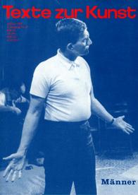 TEXTE ZUR KUNST magazine side cover Issue 17 February 1995