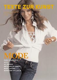 TEXTE ZUR KUNST magazine side cover Issue 56 December 2004