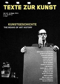 TEXTE ZUR KUNST magazine side cover Issue 62 June 2006