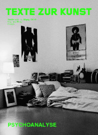 TEXTE ZUR KUNST magazine side cover Issue 68 December 2007