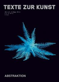 TEXTE ZUR KUNST magazine side cover Issue 69 March 2008