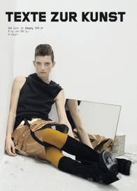 TEXTE ZUR KUNST magazine side cover Issue 78 June 2010