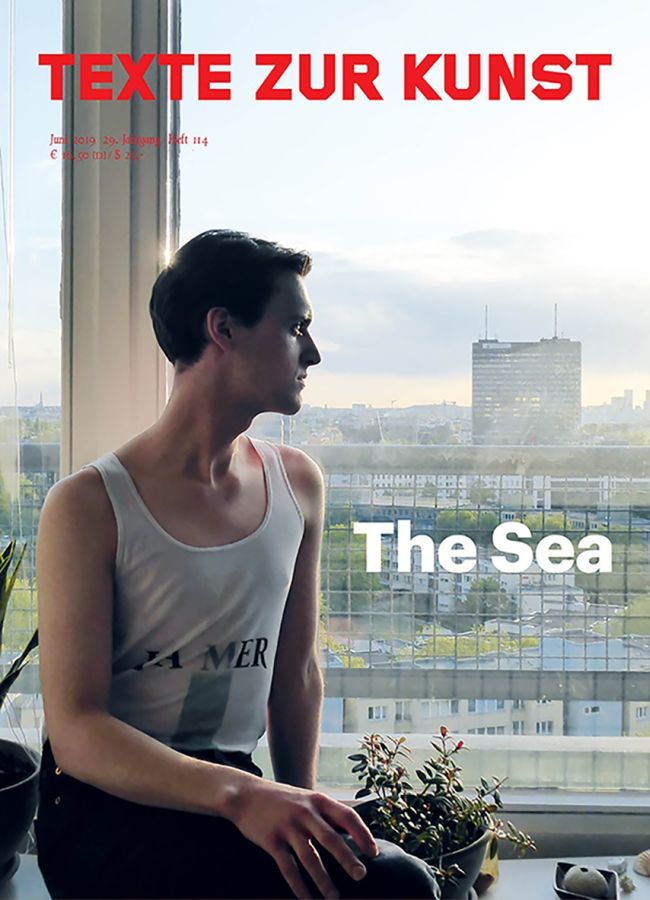 TEXTE ZUR KUNST magazine side cover Issue 114  June 2019